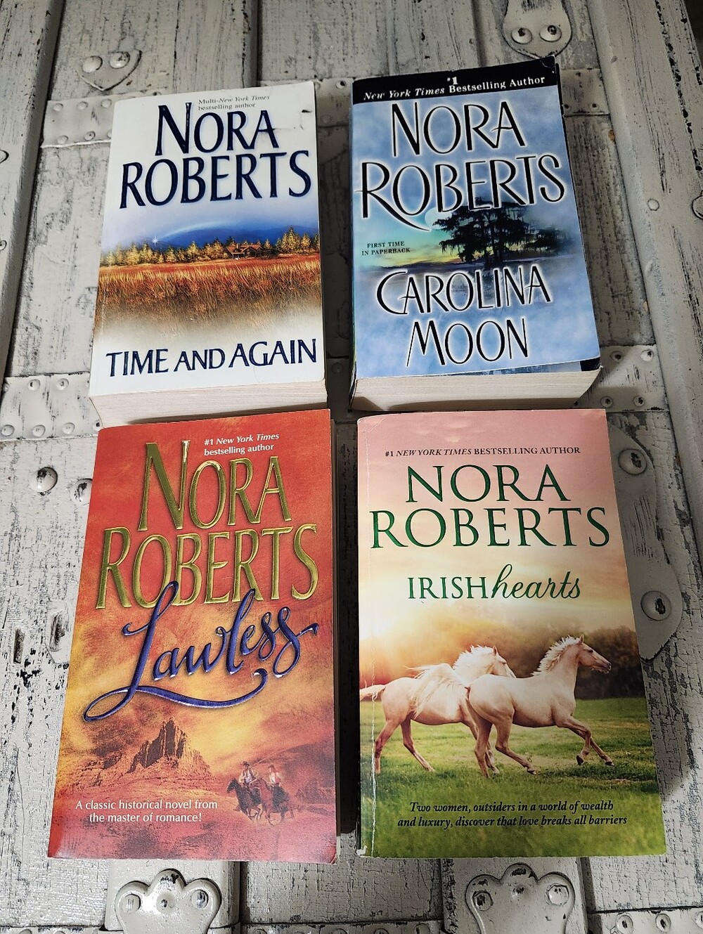 Nora Roberts Romance Paperback Book Set(4)